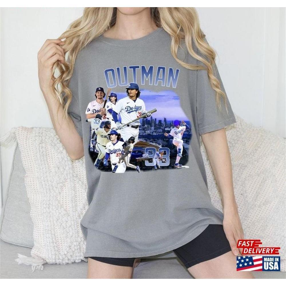James Outman Inspired Tshirt La Baseball Dodgers Classic